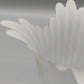 Elegante Glasvase aus Satin glas Kelchform im Art-Déco-Stil