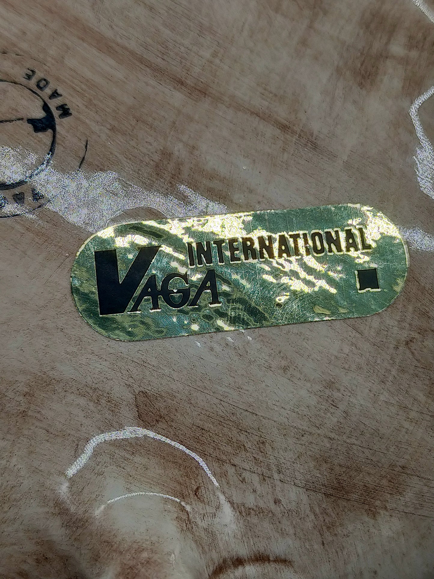 Vaga International Keramik Schatulle Dose mit Rosenblüte Vintage