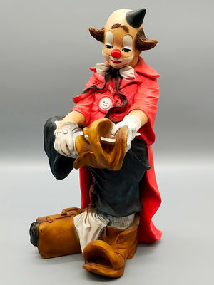 Handbemalte Clown Figur aus Italien