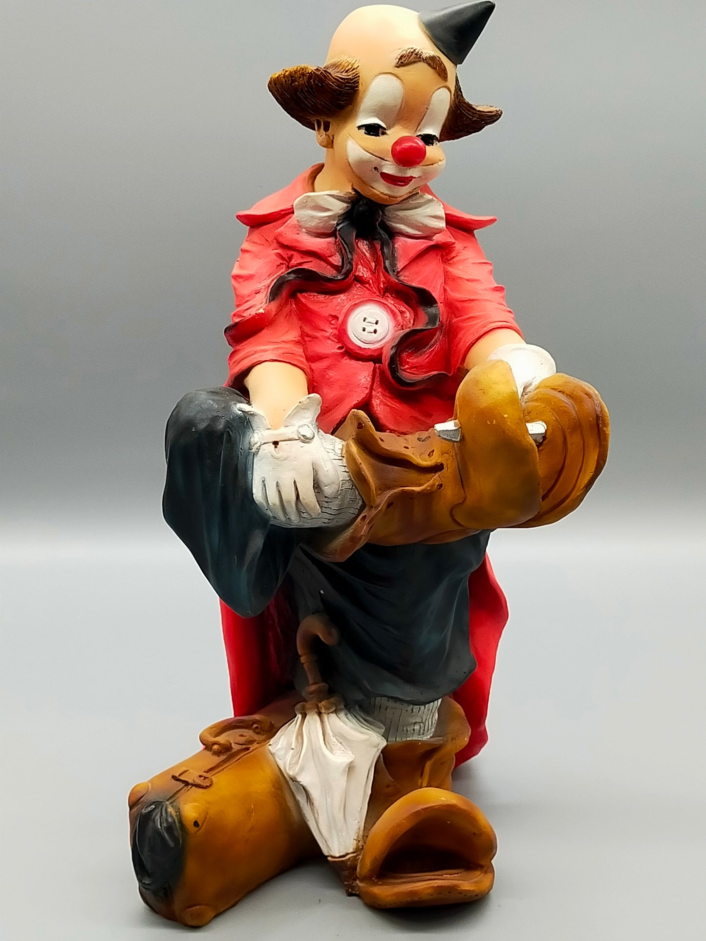 Handbemalte Clown Figur aus Italien