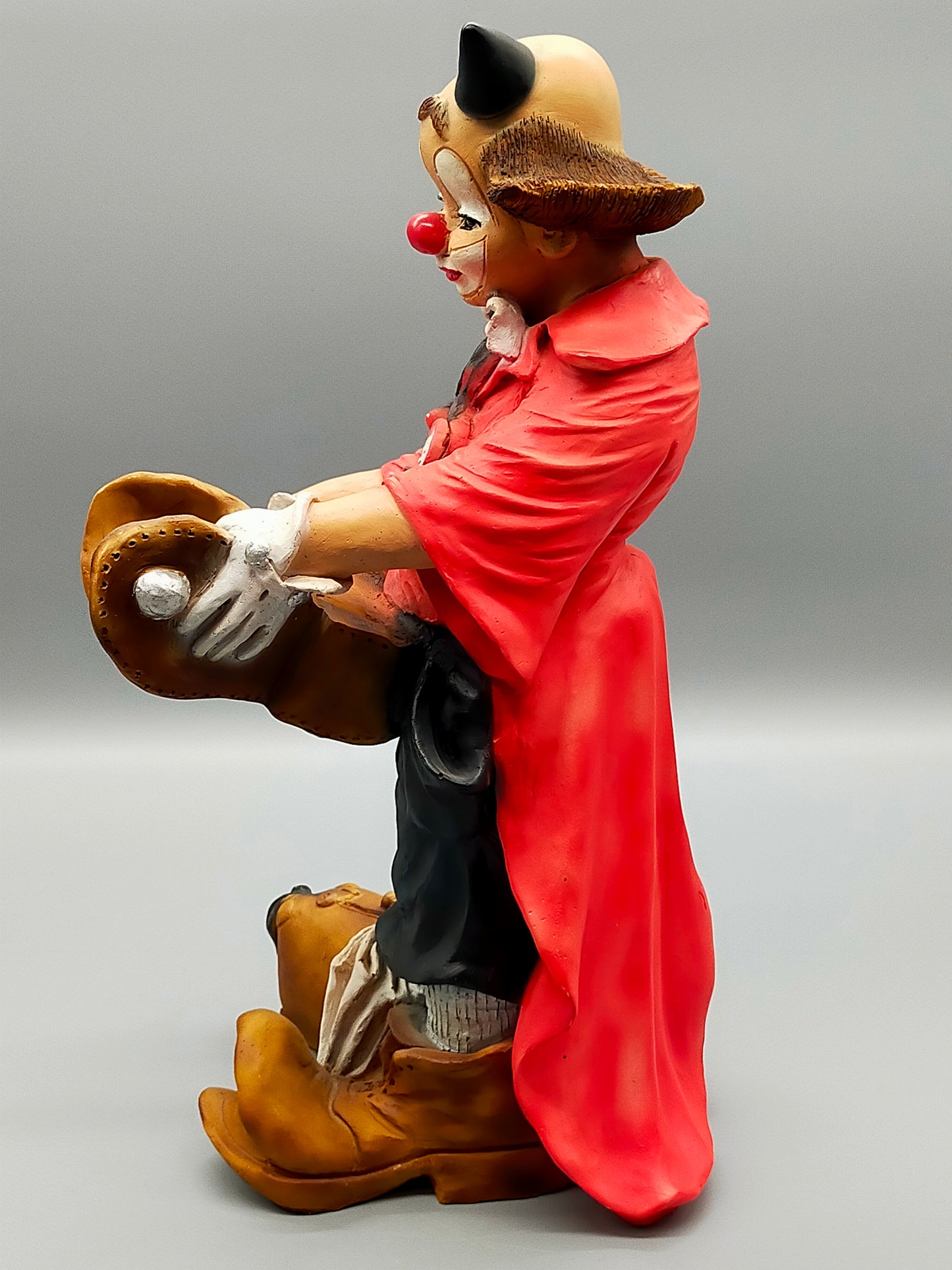 Handbemalte Clown Figur aus Italien