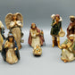 Krippenfiguren Set 8-teilig Detaillierte Weihnachtsdekoration