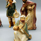Krippenfiguren Set 8-teilig Detaillierte Weihnachtsdekoration
