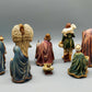 Krippenfiguren Set 8-teilig Detaillierte Weihnachtsdekoration
