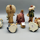 Krippenfiguren Set 8-teilig Detaillierte Weihnachtsdekoration