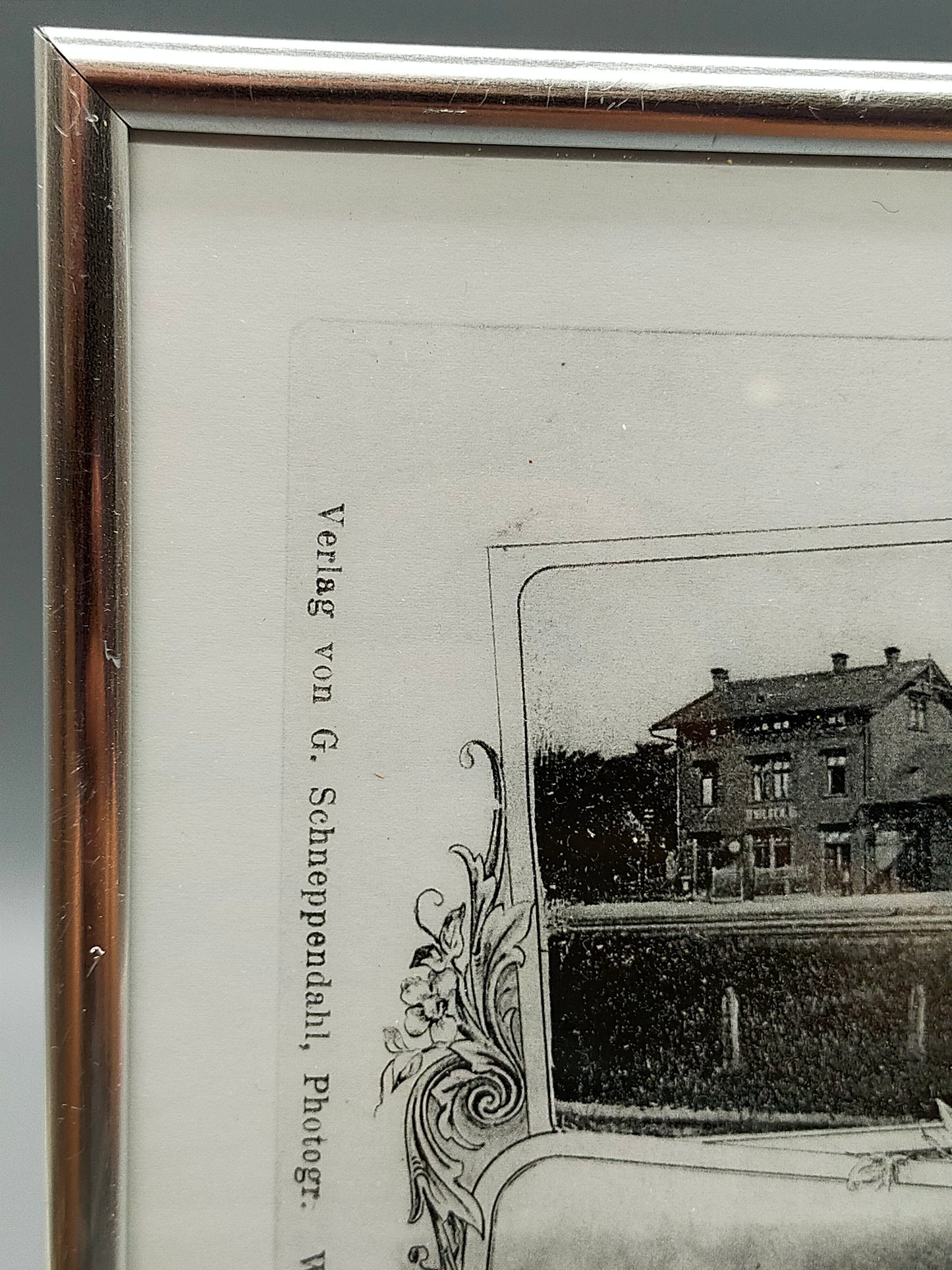 G. Schneppendahl (XX) Gruss aus Hilgen Mehrbild-Ansichtskarte im Rahmen