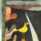 Paul Klee – Landschaft mit gelben Vögeln Kunstdruck auf Holz