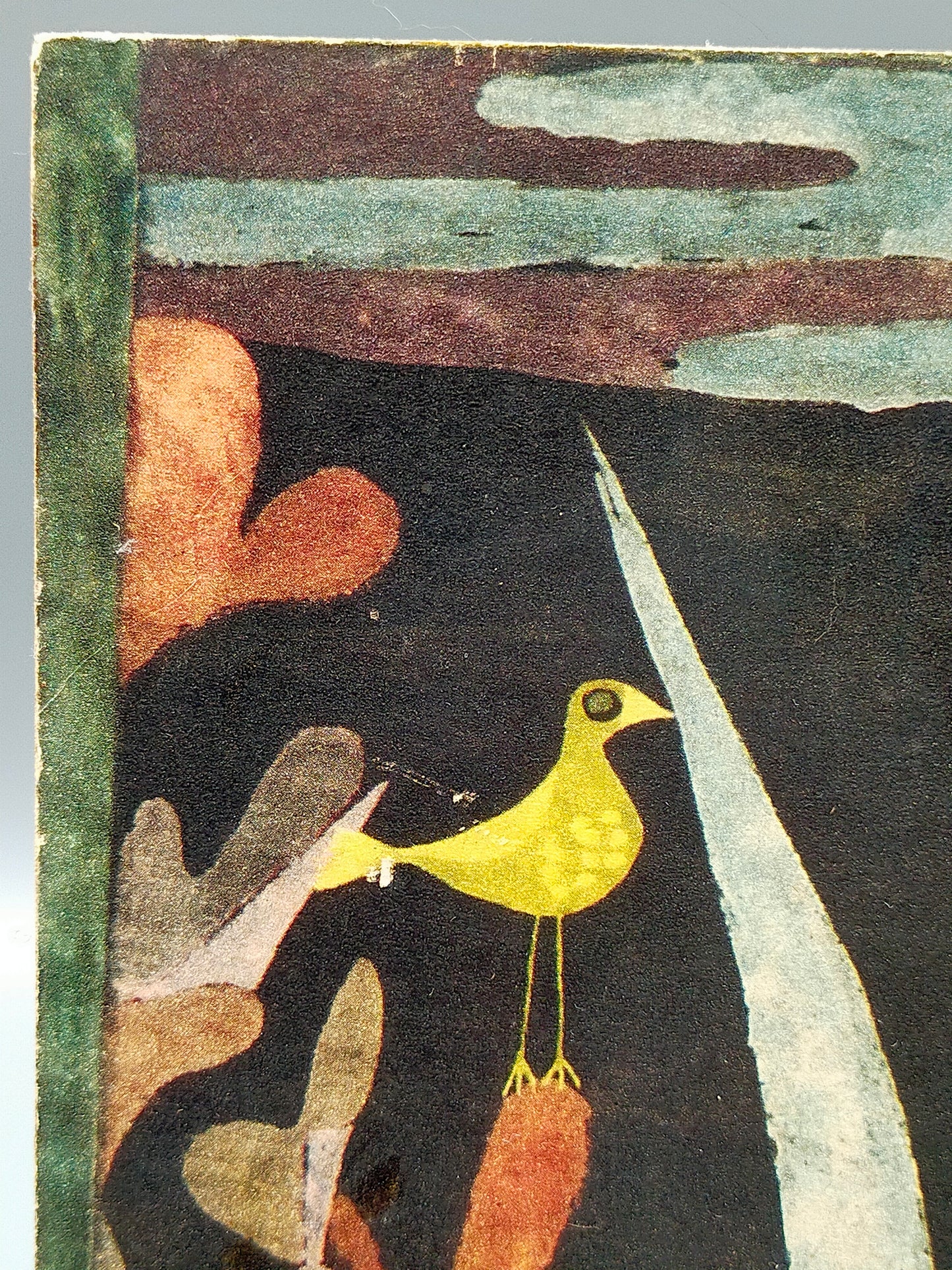 Paul Klee – Landschaft mit gelben Vögeln Kunstdruck auf Holz