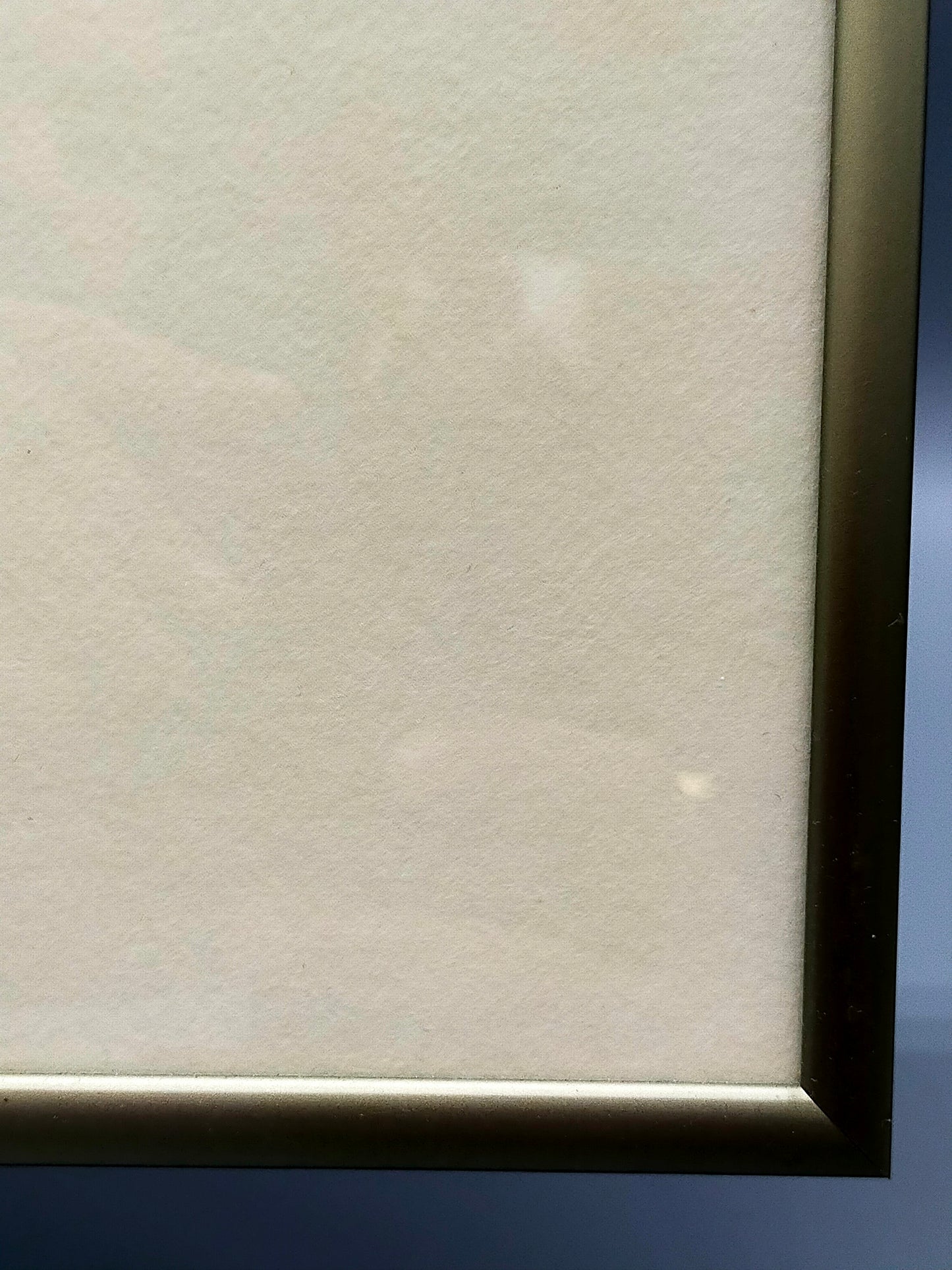Paul Flora Der kühne Sprung über den Stein Kolorierte Grafik Rahmung
