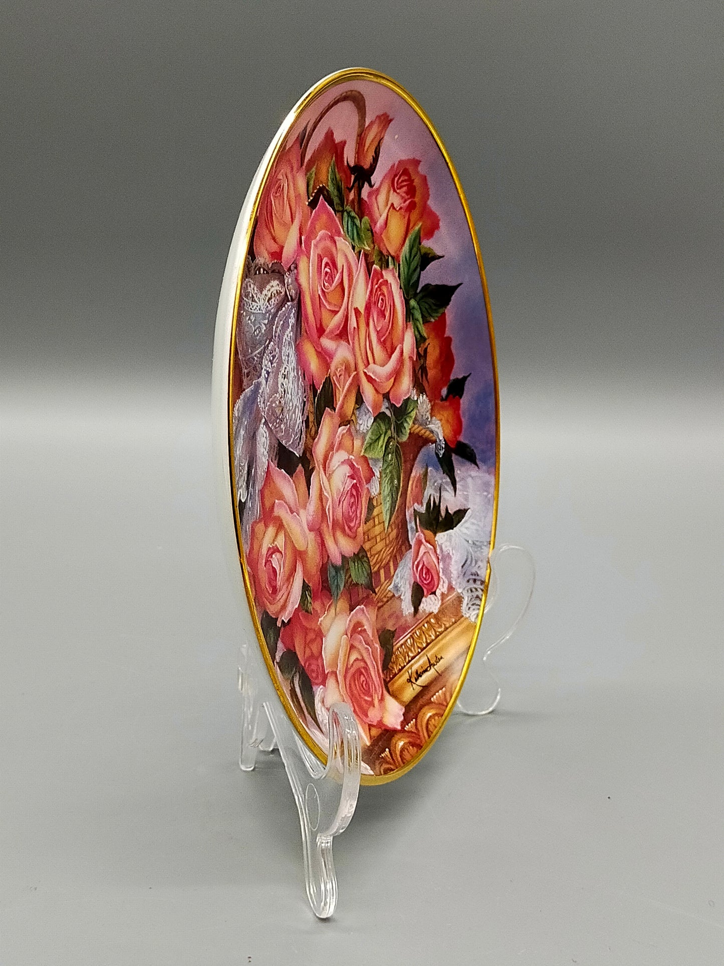Franklin Mint Wandteller Princesse de Monaco Rose – Katharine Austen