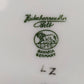 Hutschenreuther Selb Porzellanschale Gelbe Rose Goldrand