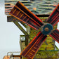 Antike Blech-Windmühle Nostalgisches Blechspielzeug