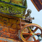 Antike Blech-Windmühle Nostalgisches Blechspielzeug