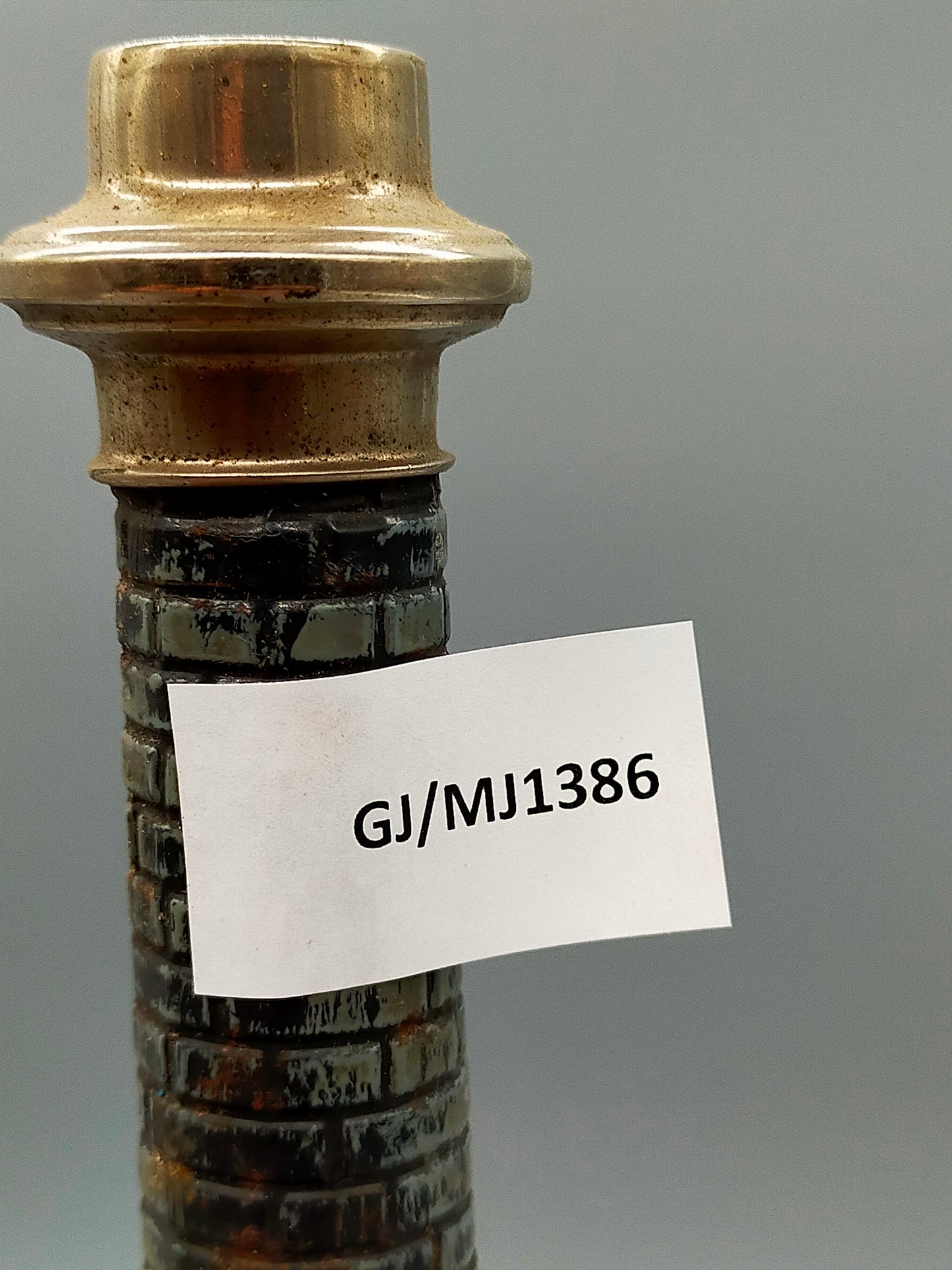 Historische Modell Dampfmaschine Antikes Blechspielzeug mit Kamin