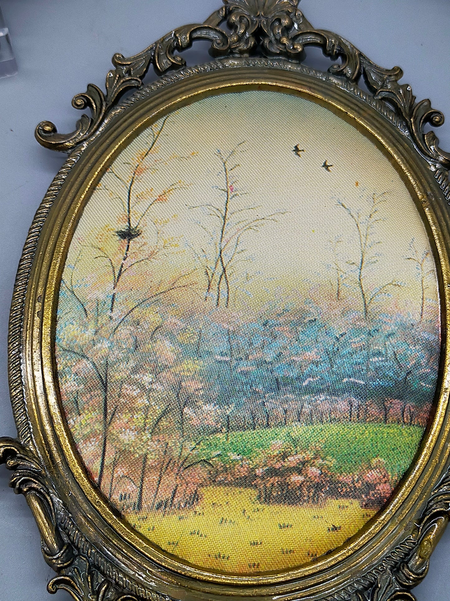 Deutsche Schule (XX) 4 Miniatur Landschaftsbilder