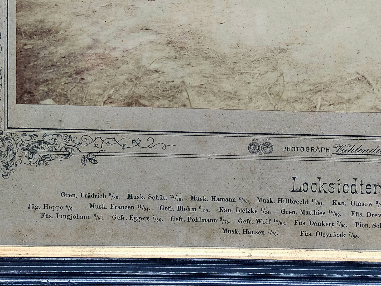 Historische Fotografie – Lockstedter Lager Reserve 94–96 Militärfoto