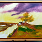 L. Hiller (2012) Idyllische Flusslandschaft mit Reetdachhaus Gemälde