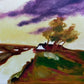 L. Hiller (2012) Idyllische Flusslandschaft mit Reetdachhaus Gemälde
