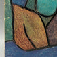 Nach Paul Klee Unterwassergarten Abstrakter Kunstdruck auf Holz