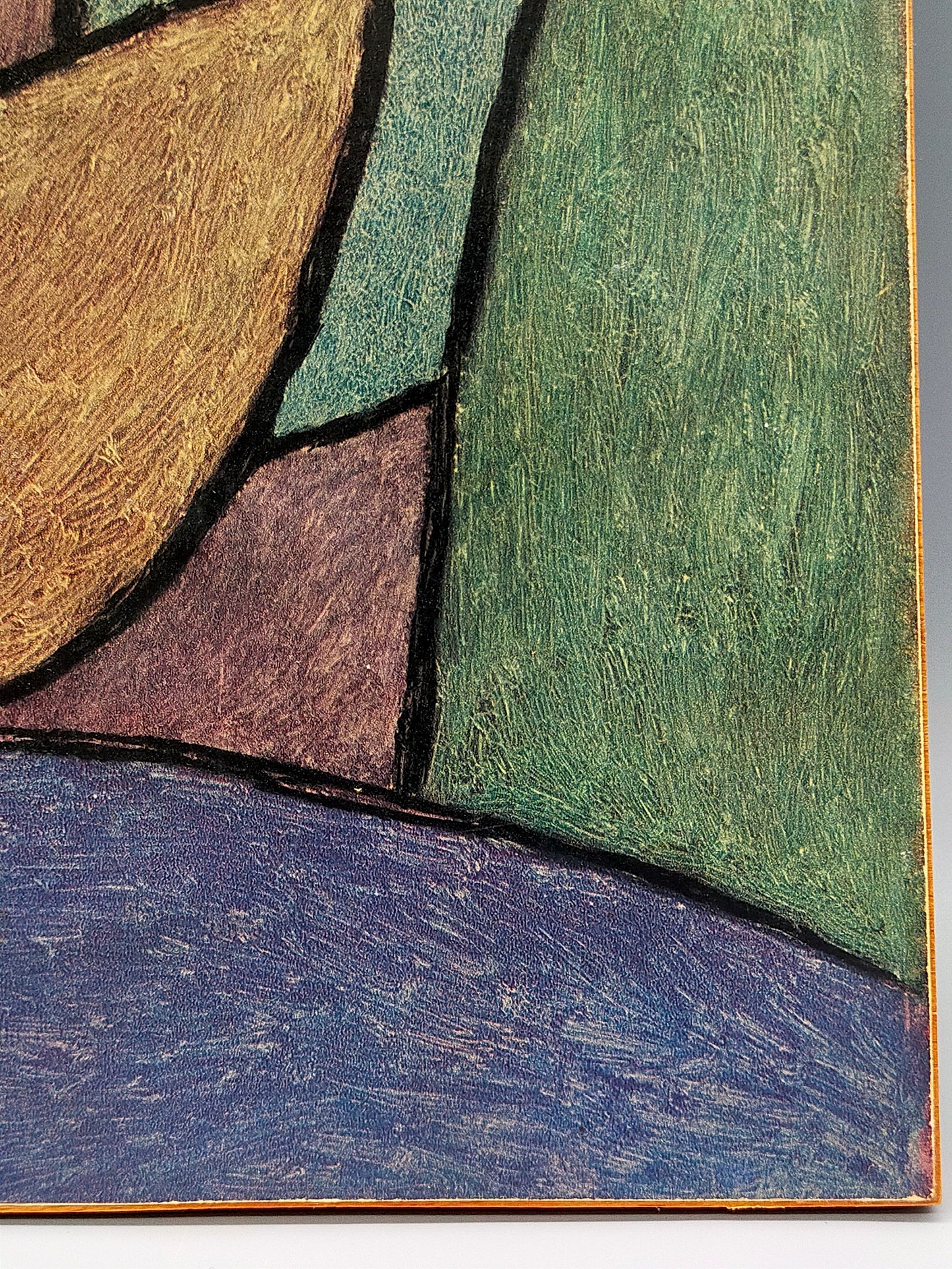 Nach Paul Klee Unterwassergarten Abstrakter Kunstdruck auf Holz