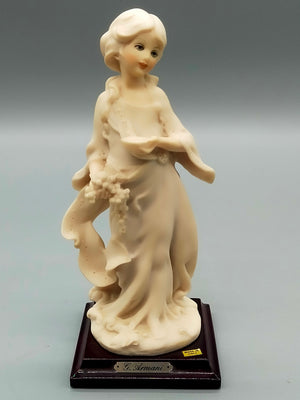 G. Armani Capodimonte Figur Lady Florence Porzellan Skulptur