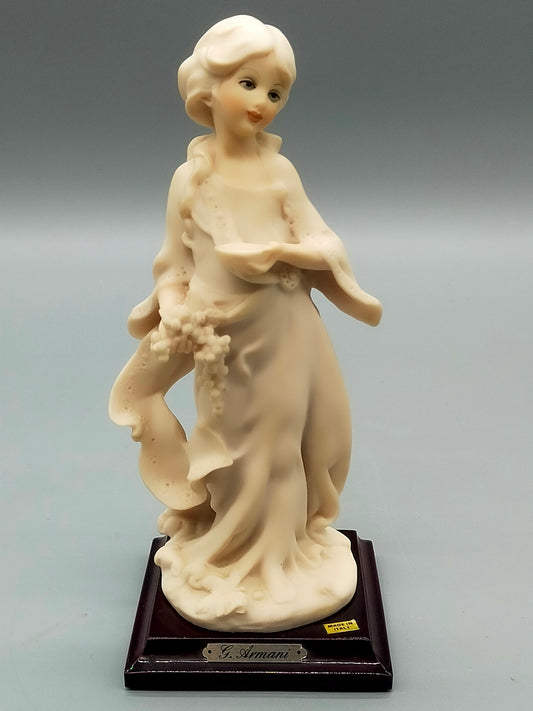 G. Armani Capodimonte Figur Lady Florence Porzellan Skulptur