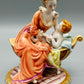 Große Richard Klemm Dresden Porzellanfigur Mutter mit Kind – Barock