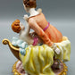 Große Richard Klemm Dresden Porzellanfigur Mutter mit Kind – Barock