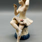 Spanische Mediflor Porzellan Figur Ballerina mit Spiegel Handarbeit