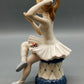 Spanische Mediflor Porzellan Figur Ballerina mit Spiegel Handarbeit