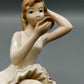 Spanische Mediflor Porzellan Figur Ballerina mit Spiegel Handarbeit