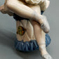 Spanische Mediflor Porzellan Figur Ballerina mit Spiegel Handarbeit