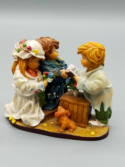 Original Lisi Martin by Dolfi Skulptur Kinder-Hochzeit Szenerie