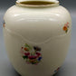 Klassische Bavaria Porzellan Vase mit Blumendekor und Goldrand