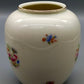 Klassische Bavaria Porzellan Vase mit Blumendekor und Goldrand