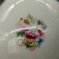Klassische Bavaria Porzellan Vase mit Blumendekor und Goldrand