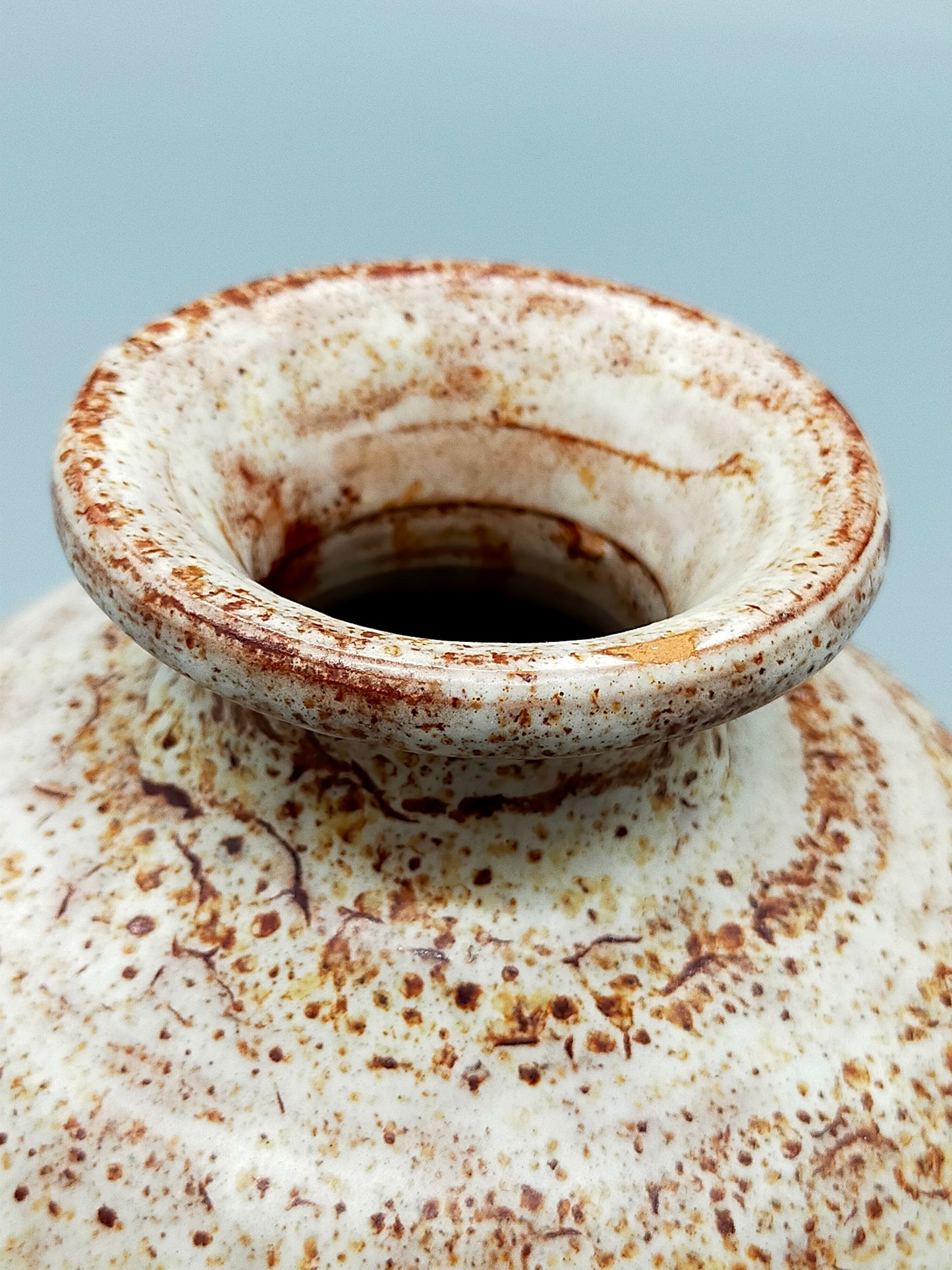 Rustikale Keramik Vase Handgearbeitete Kunstkeramik