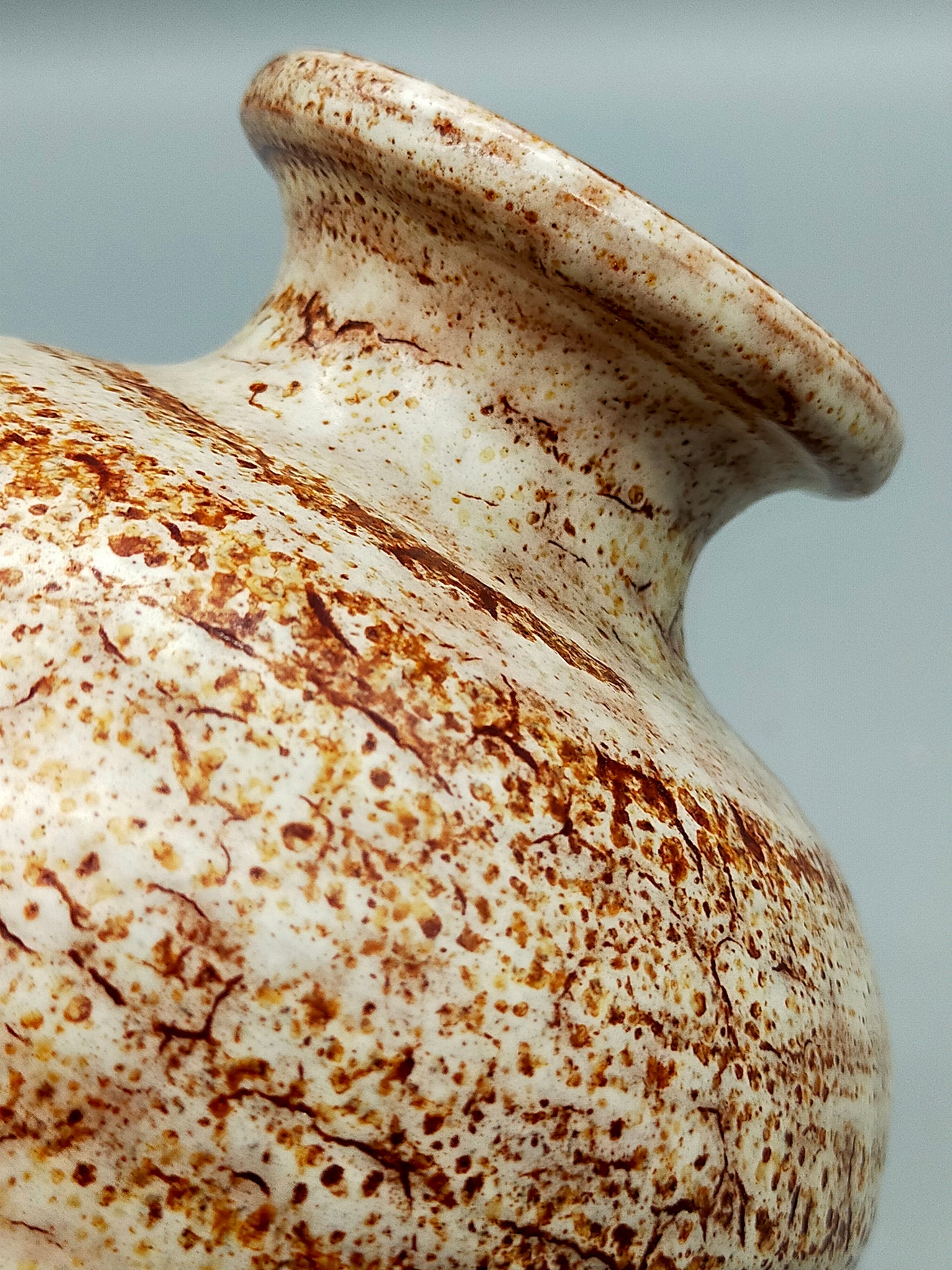 Rustikale Keramik Vase Handgearbeitete Kunstkeramik