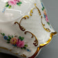 Edle Lindner Porzellan Vase mit Golddekor & Blumenmotiv