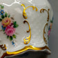 Edle Lindner Porzellan Vase mit Golddekor & Blumenmotiv