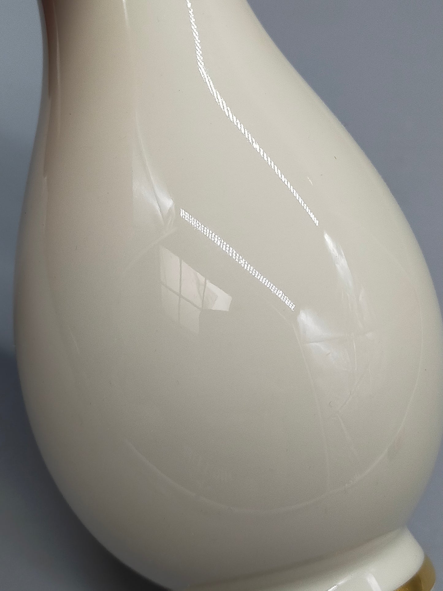 Fürstenberg Porzellan Vase Weiss Goldrand Elegantes Design