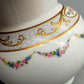 Elegante Kaiser Porzellan Vase Harmonie mit Porzellanrosen Golddekor