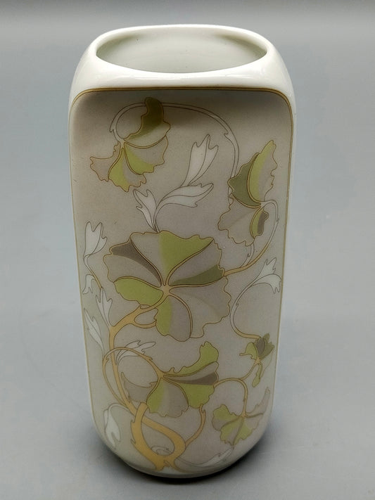 Elegante Kaiser Porzellan Vase Estelle Botanisches Jugenstil-Dekor