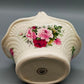 Staffordshire Porzellan Henkelkorb Antikes Rosendekor
