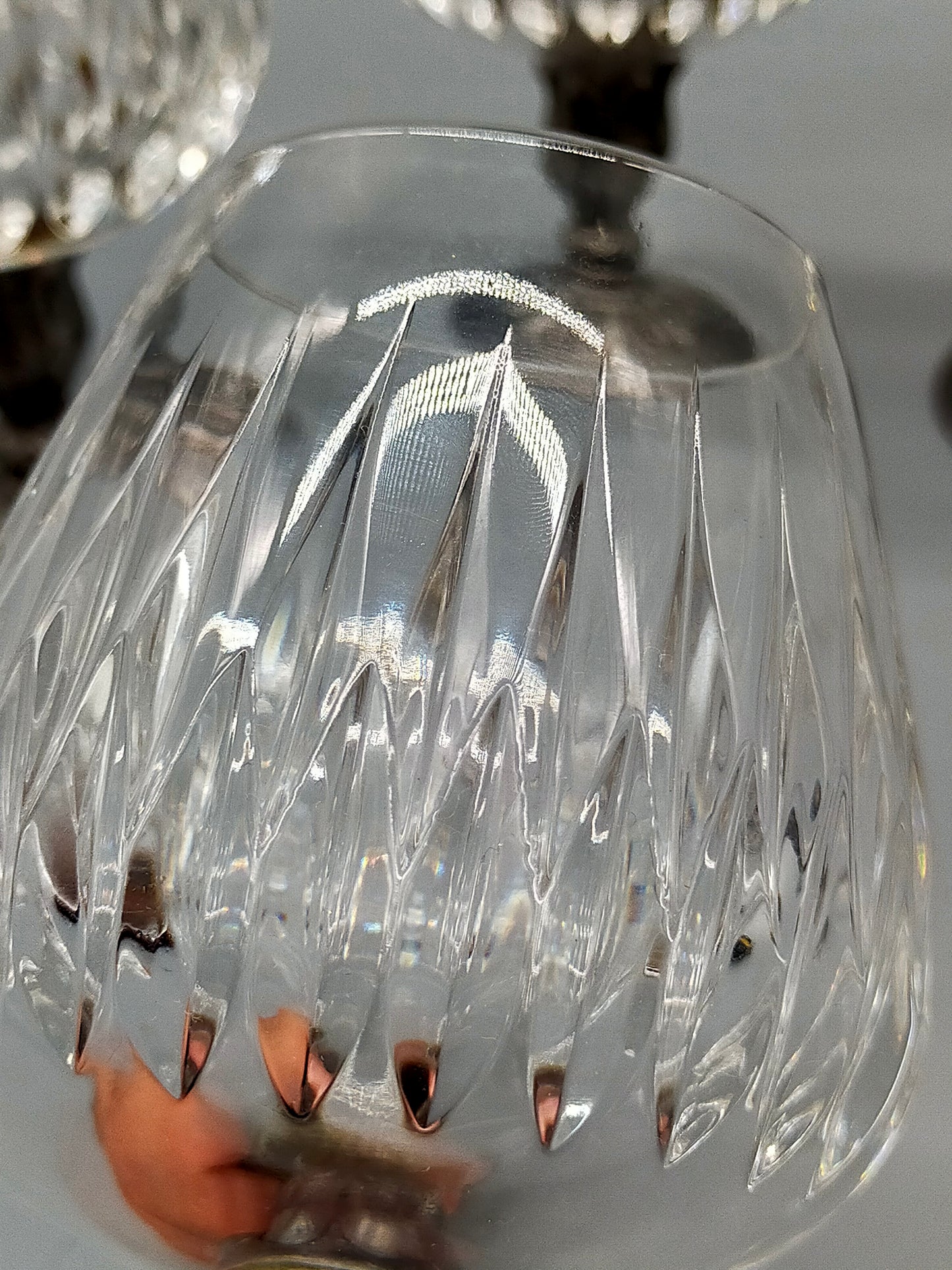 Edles 6er-Set Cognacschwenker aus Kristallglas mit Zinnfuß
