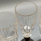 5er Set Sektflöten aus Schliffglas mit Zinnfuß – Elegant & Zeitlos