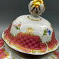 Prunkvolle Lindner Kueps Bavaria Deckelvase Prinzess Rosa Gold
