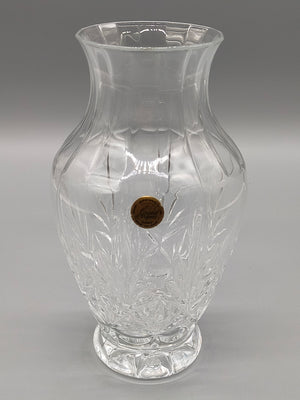 Elegante Cristal d'Arques Bleikristall Vase Klassischer Schliff
