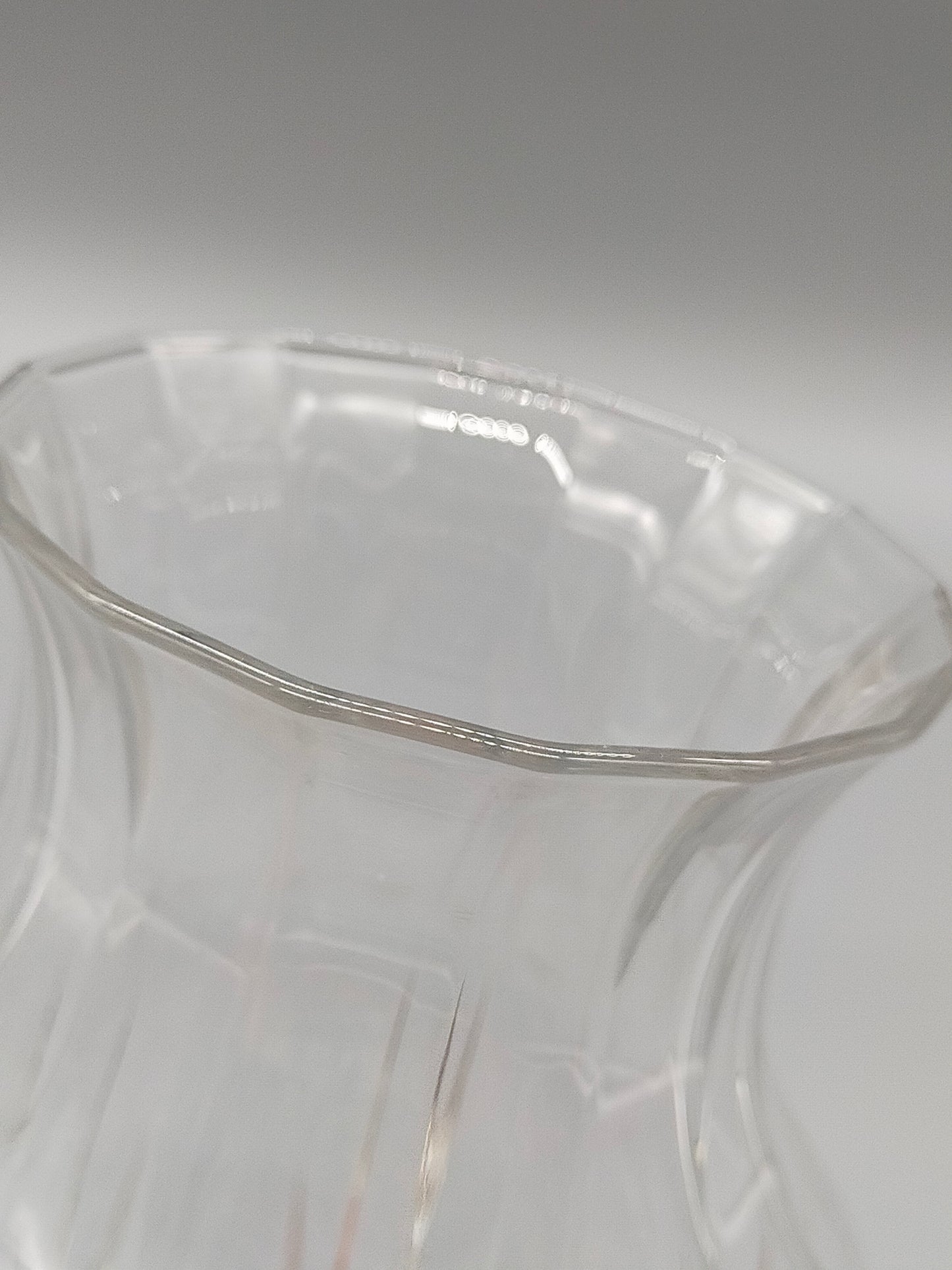 Elegante Cristal d'Arques Bleikristall Vase Klassischer Schliff