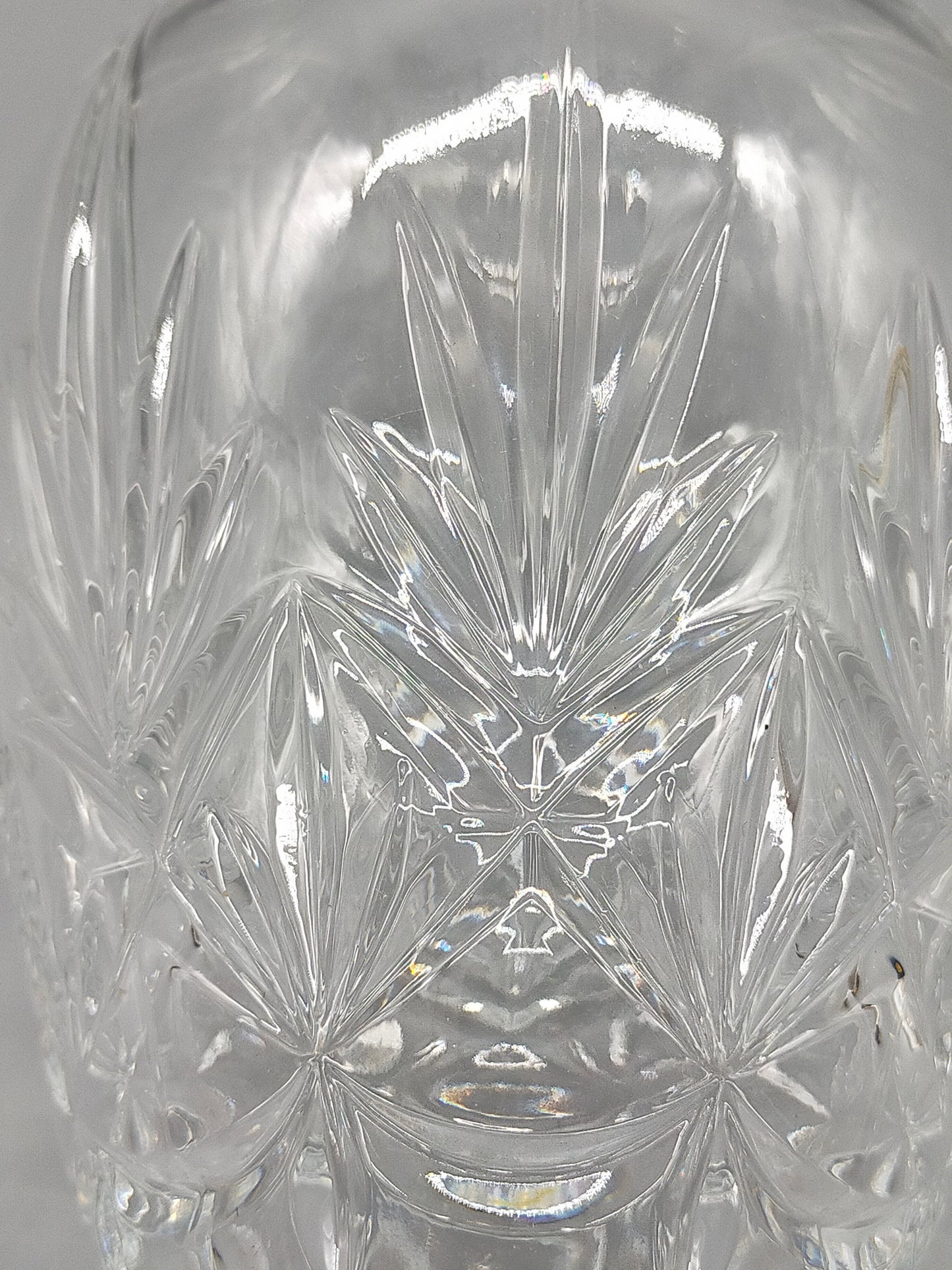 Elegante Cristal d'Arques Bleikristall Vase Klassischer Schliff
